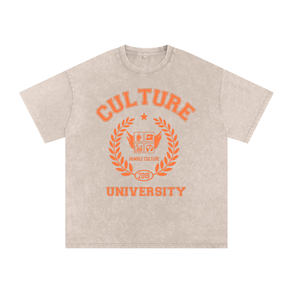 Tan Culture University Oversized T-Shirt m