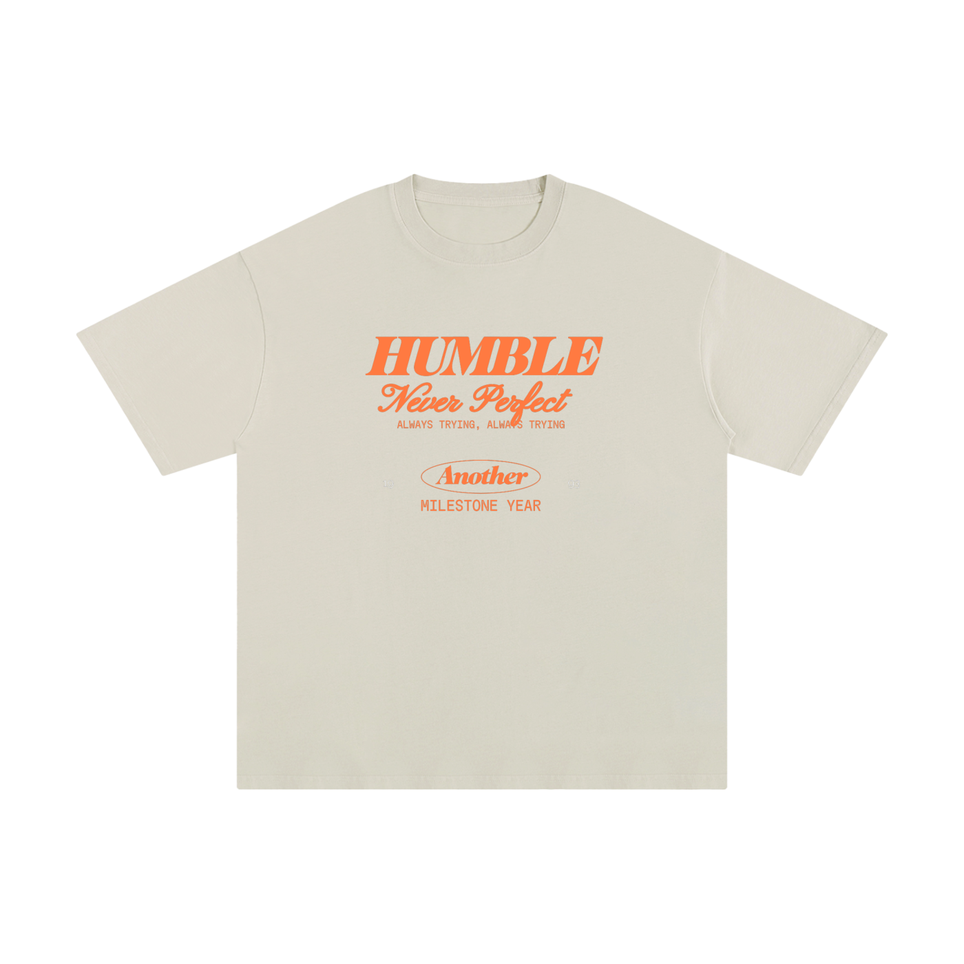 Tan Never Perfect T-Shirt