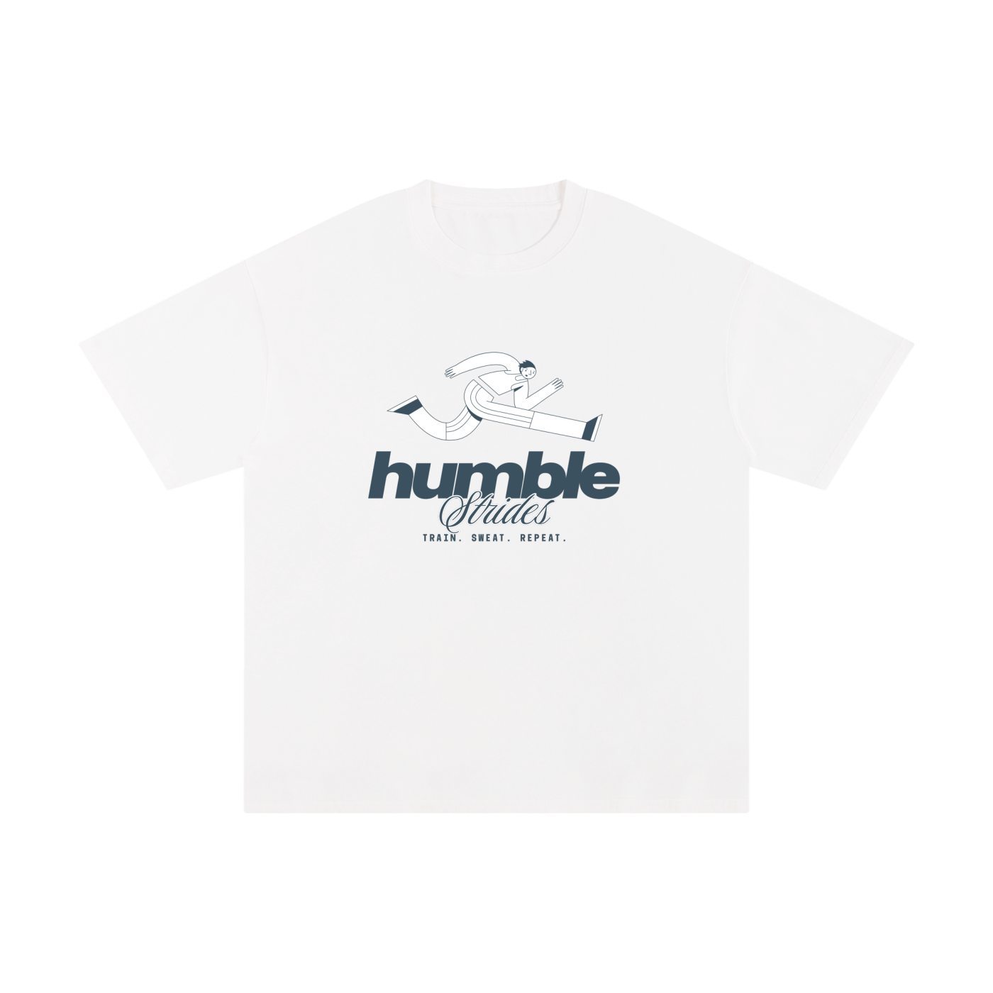 White Humble Strides T-Shirt
