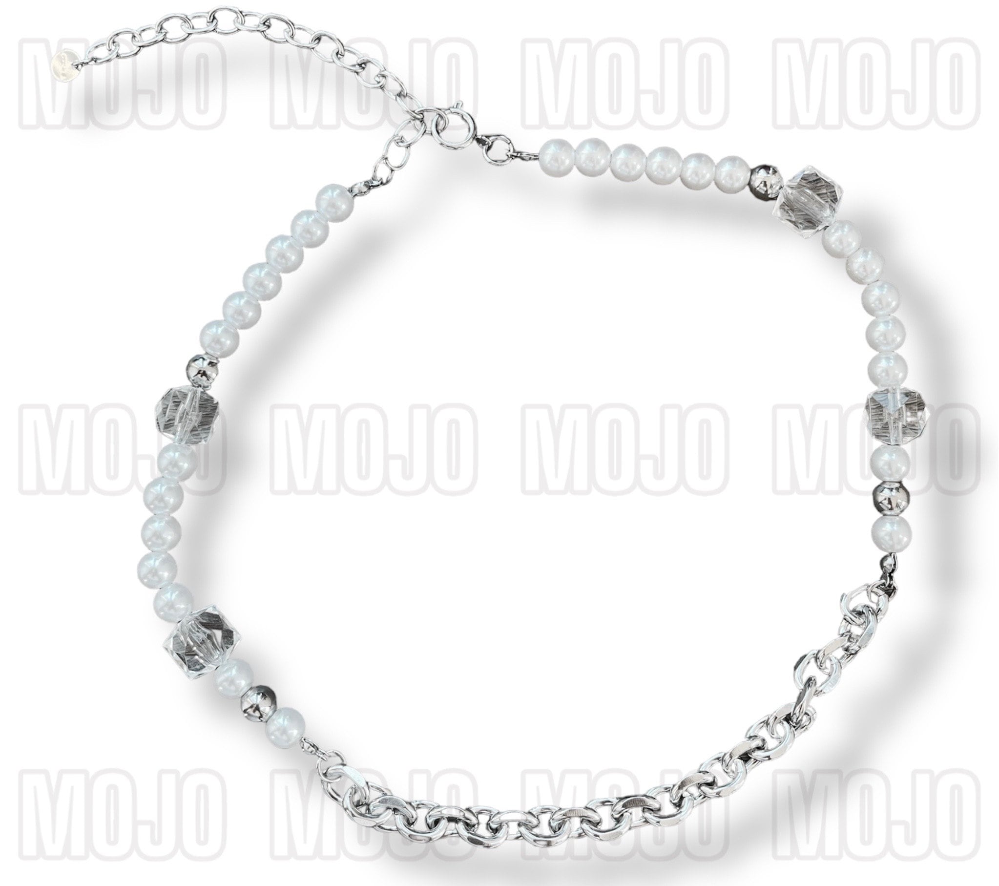 Silver and Pearl Necklace