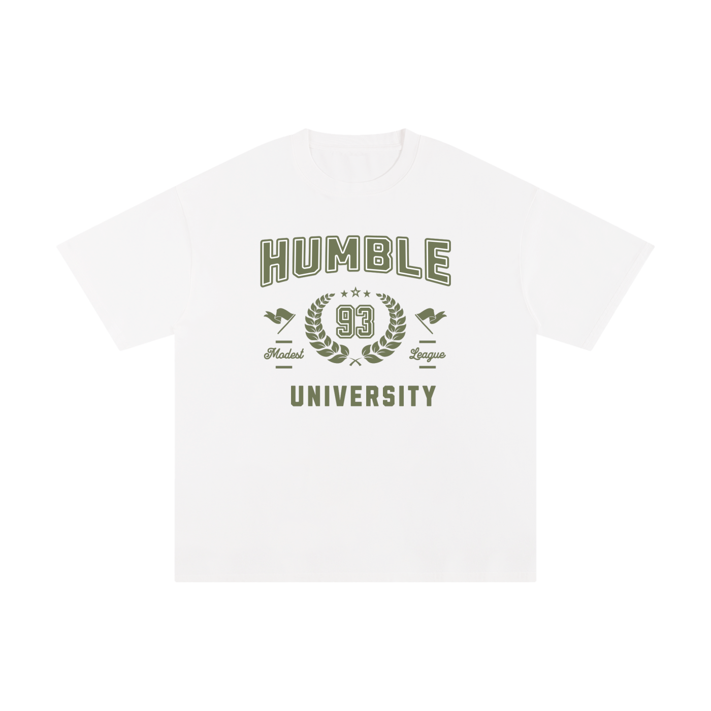 White Humble University T-Shirt