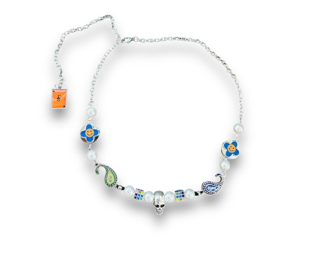 Paisley & Pearl Necklace