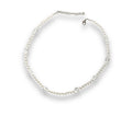 Dice & Pearl Necklace : Clear