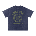 Royal Blue Culture University Oversized T-Shirt